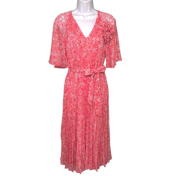 open lace back dress Carolina Mini Dress-Pink 4 / Pink main image 0